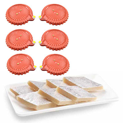 "Water Sensor Led Diya -6 Pcs, Kaju kathili sweet - 250gms - Click here to View more details about this Product